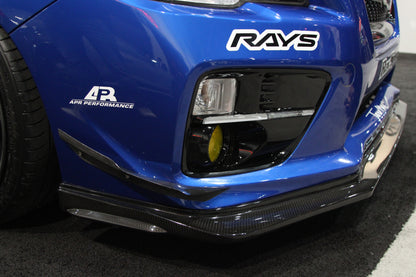 APR Performance Subaru WRX STI Carbon Fiber Front Bumper Bottom Canards 2015-2017