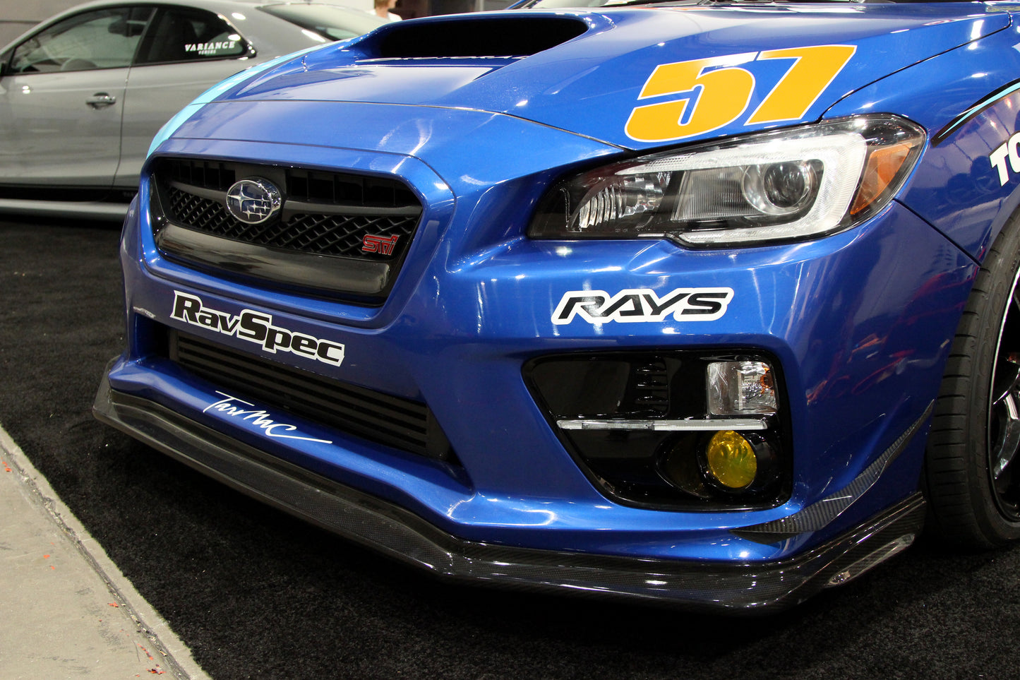 APR Performance Subaru WRX STI Carbon Fiber Front Bumper Bottom Canards 2015-2017