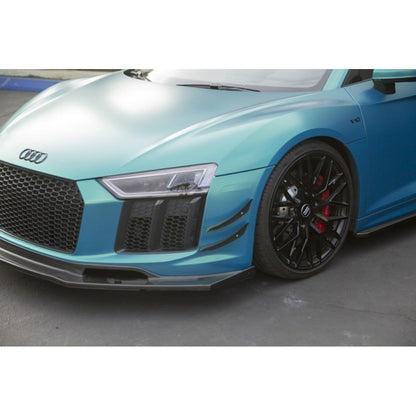 APR Performance Audi R8 Carbon Fiber Front Bumper Canards 2016-2018