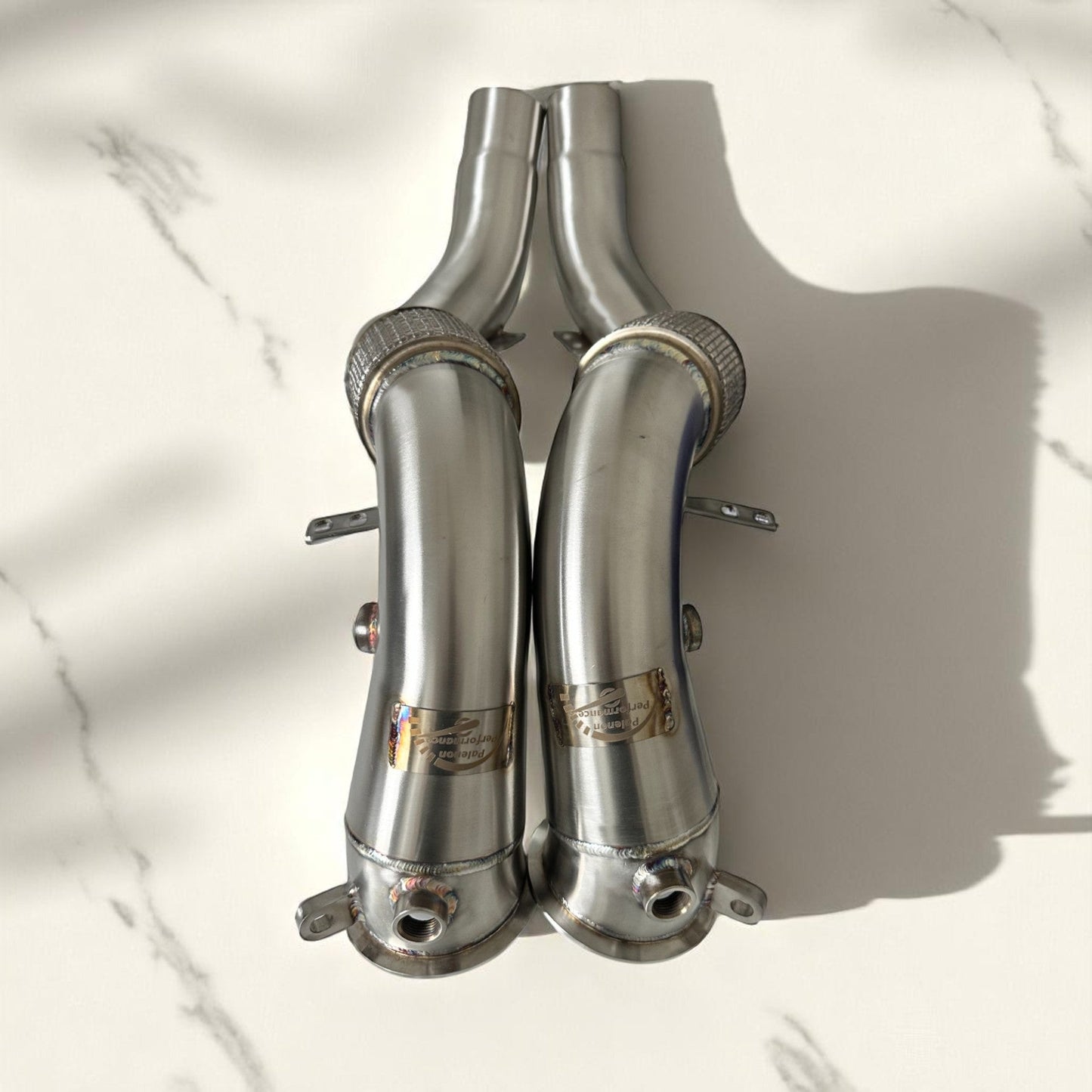 Palenon Performance BMW N63R & N63B Catless Race Downpipes - M550i, 750i, M850i, X5, X6, X7