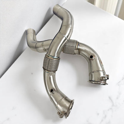 Palenon Performance BMW N63R & N63B Catless Race Downpipes - M550i, 750i, M850i, X5, X6, X7