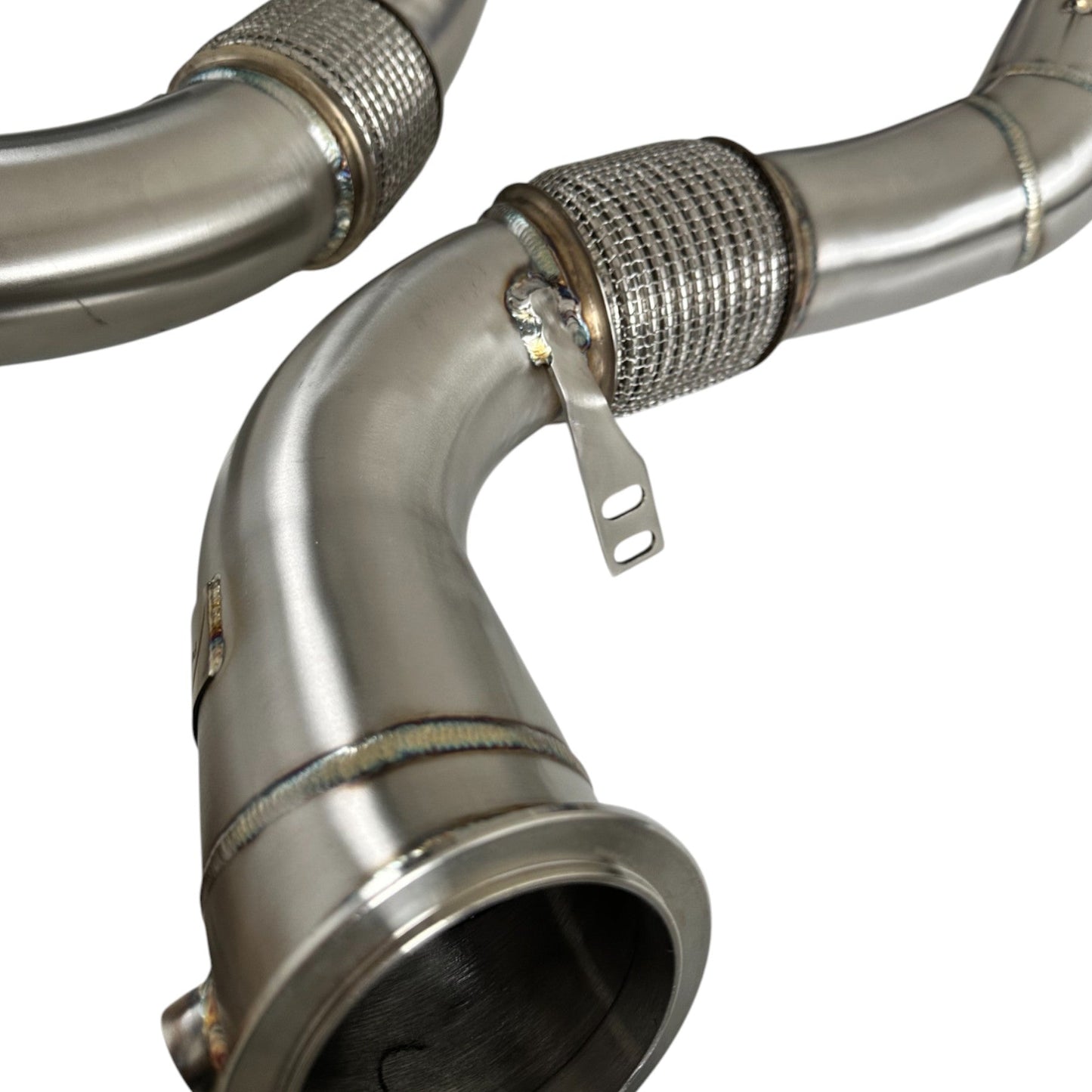 Palenon Performance BMW N63R & N63B Catless Race Downpipes - M550i, 750i, M850i, X5, X6, X7