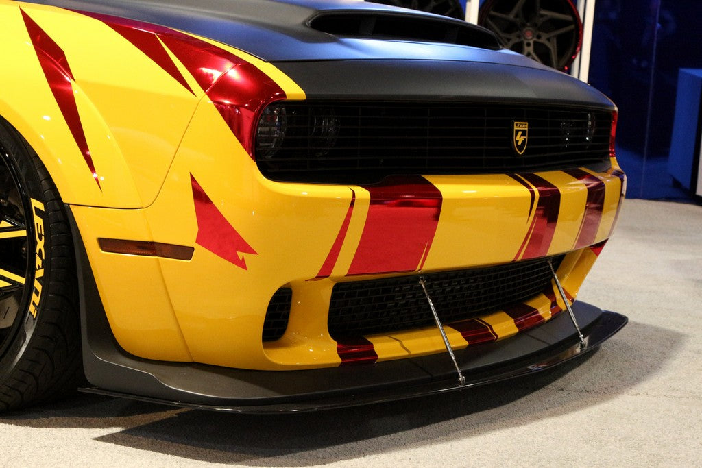 Dodge Challenger Widebody (Hellcat, Scat Pack, RT) & Demon Carbon Fiber Front Wind Splitter 2018 - 2023