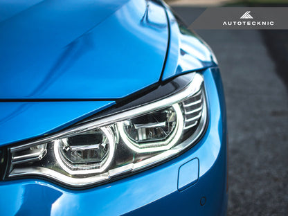 AutoTecknic Carbon Fiber Headlight Trim Set - F80 M3 | F82/ F83 M4 - Graveyard Performance