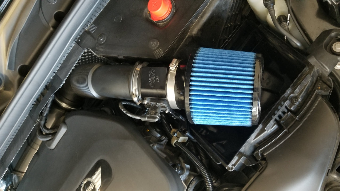MINI BMS Billet Intake for 2014+ B36/B38/B46/B48 - Burger Motorsports MINI COOPER COLD AIR INTAKE CAI TUBE filter aftermarket box