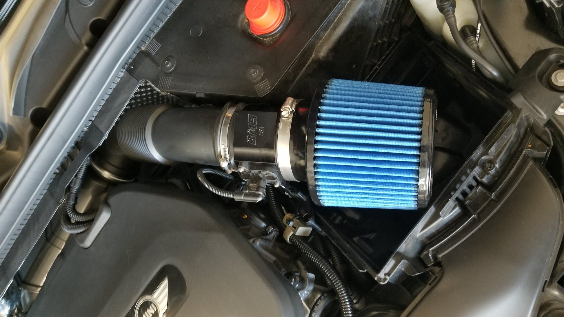 MINI BMS Billet Intake for 2014+ B36/B38/B46/B48 - Burger Motorsports MINI COOPER COLD AIR INTAKE CAI TUBE filter aftermarket box