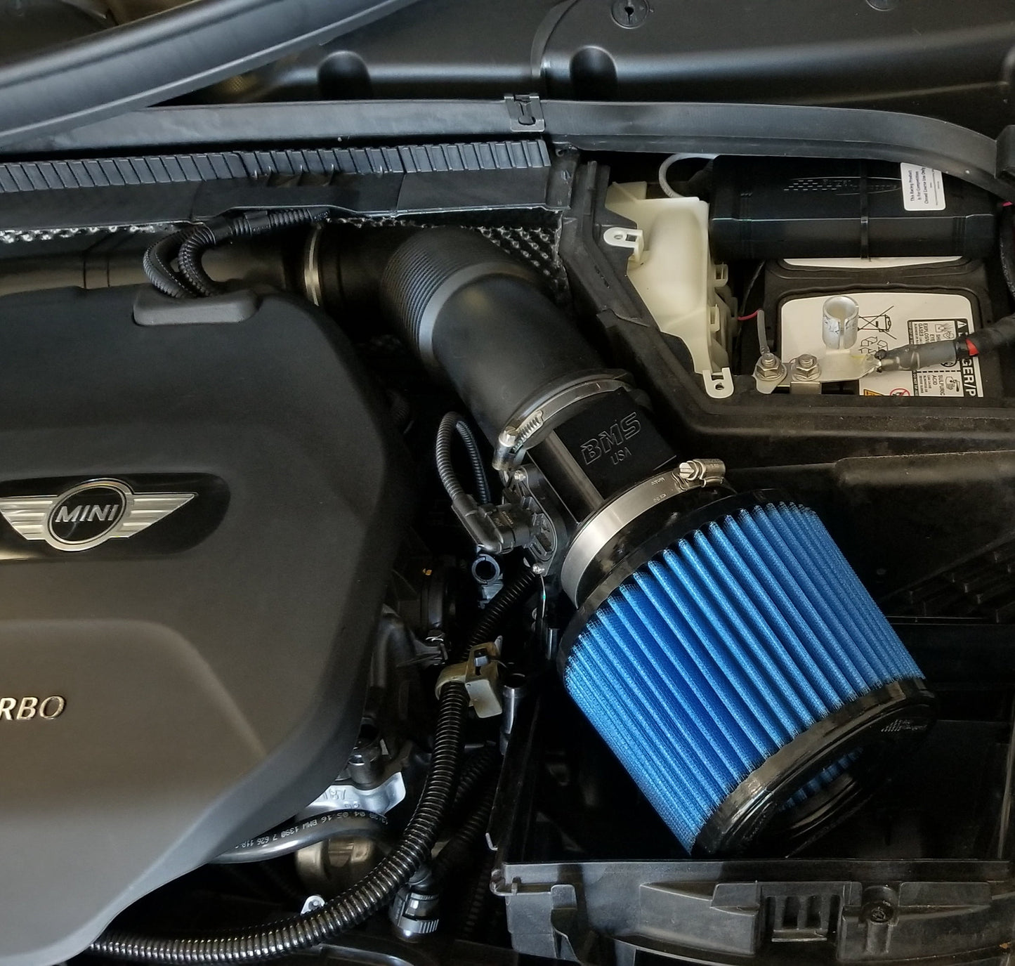 MINI BMS Billet Intake for 2014+ B36/B38/B46/B48 - Burger Motorsports MINI COOPER COLD AIR INTAKE CAI TUBE filter aftermarket box
