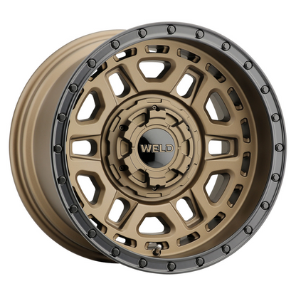 Weld Off-Road Crux 20x10in / 5x127 BP / ET -18 / 87.1mm Bore - Silver Machined Wheel - Graveyard Performance