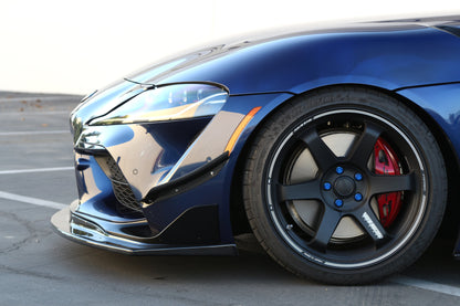APR Performance Toyota Supra A90/91 Carbon Fiber Front Bumper Canards 2020-2023
