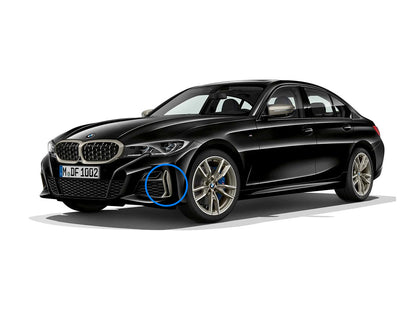 AutoTecknic Dry Carbon Front Bumper Grille Trim Set - G20 M340i M-Sport Pre-LCI - Graveyard Performance