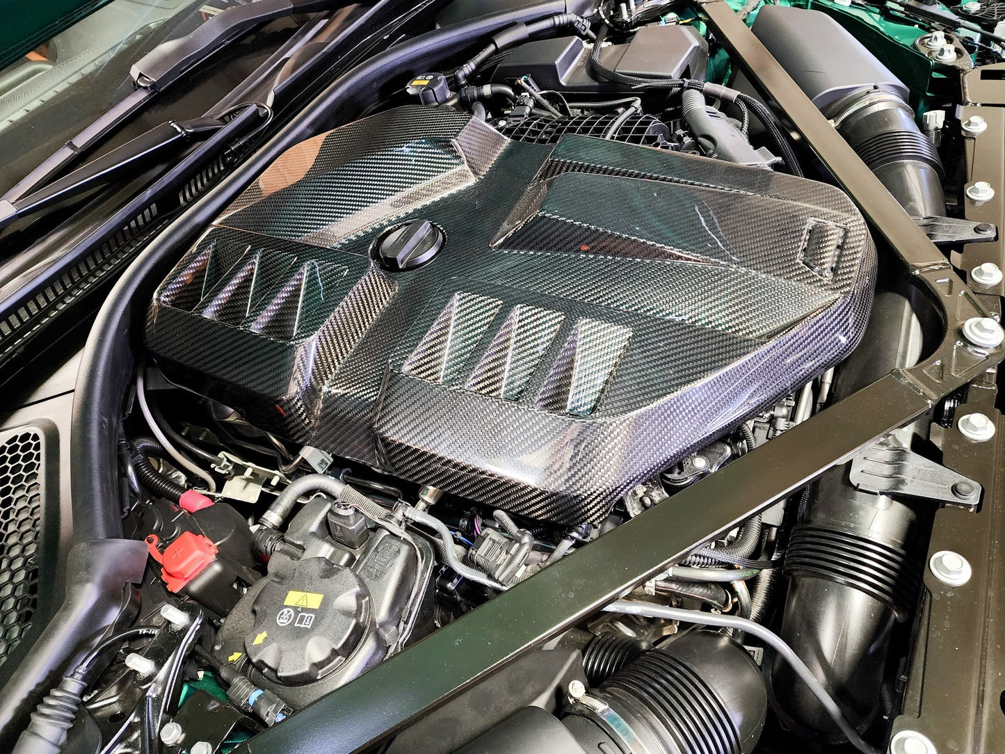 ARM Carbon Fiber S58 Engine Cover For BMW M3 M4 - Graveyard Performance