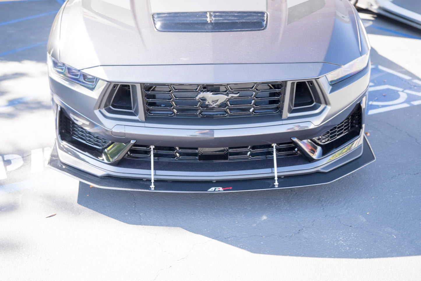 APR Performance Ford Mustang Carbon Fiber Dark Horse Base Front Wind Splitter 2024 - 2024