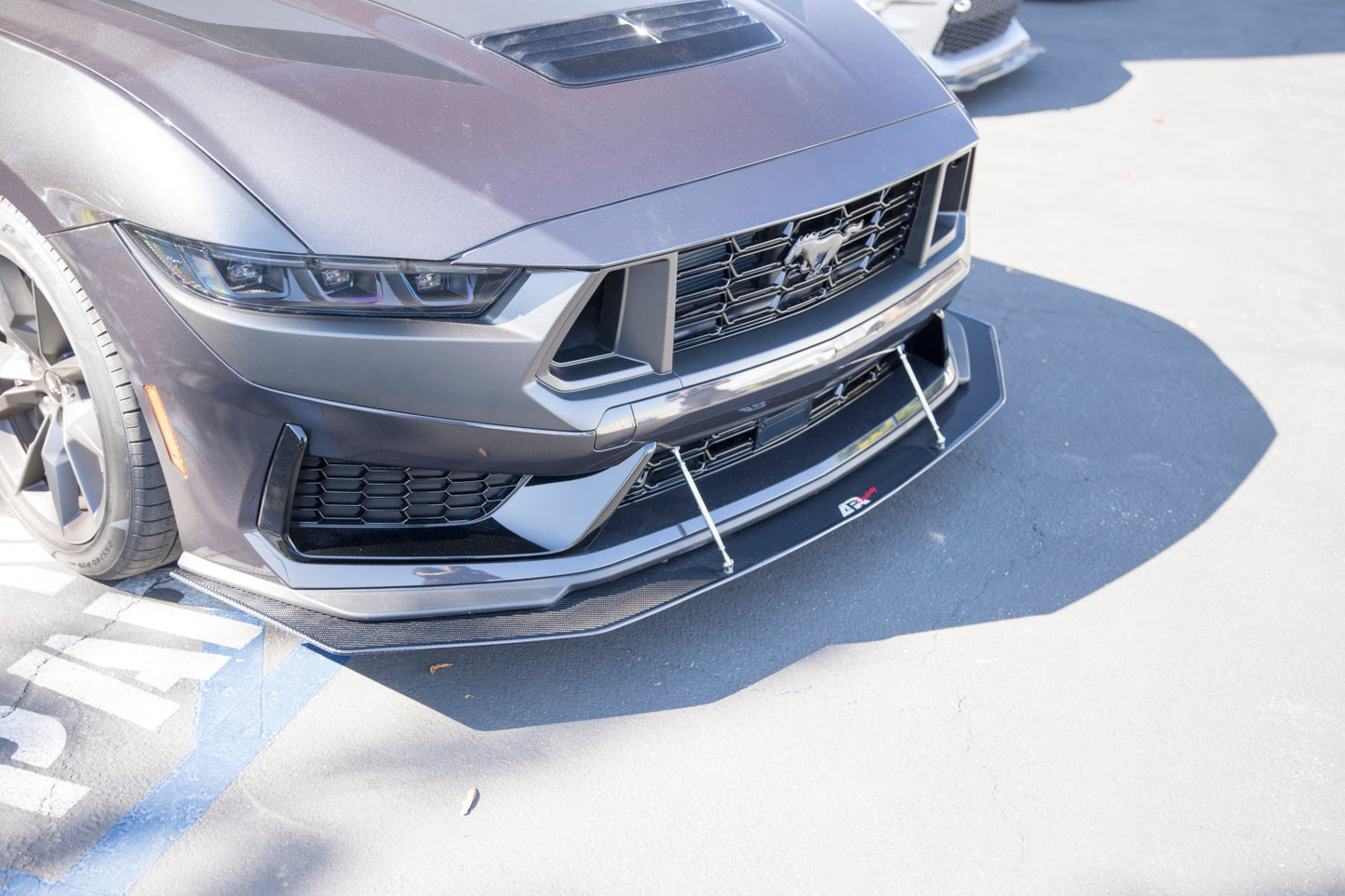 APR Performance Ford Mustang Carbon Fiber Dark Horse Base Front Wind Splitter 2024 - 2024