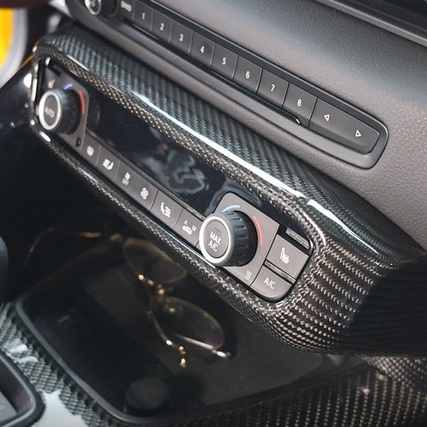 Toyota Supra MKV A90/A91 Carbon Fiber Center Console Cover | Palenon Performance - Graveyard Performance