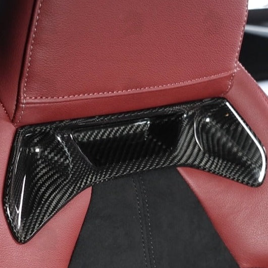 Toyota Supra MKV A90/A91 Carbon Fiber Seat Chrome Delete Cover | Palenon Performance