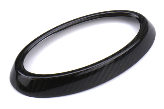OLM LE Dry Carbon Fiber Front Emblem Frame Overlay - 2018-2021 Subaru WRX / STI - Graveyard Performance