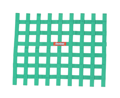 RaceQuip Green Ribbon Window Net - Graveyard Performance