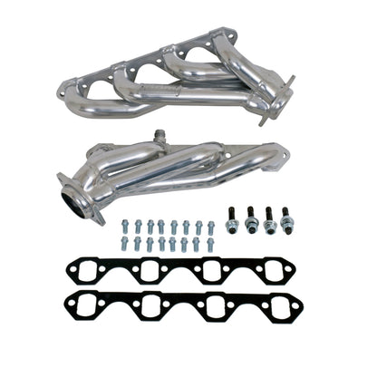 BBK 94-95 Mustang 5.0 Shorty Unequal Length Exhaust Headers - 1-5/8 Silver Ceramic - Graveyard Performance