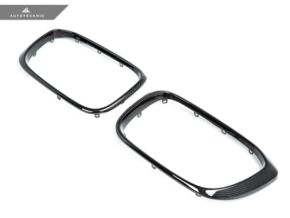 AutoTecknic Replacement Dry Carbon Grille Surround Set - F97 X3M | F98 X4M - Graveyard Performance