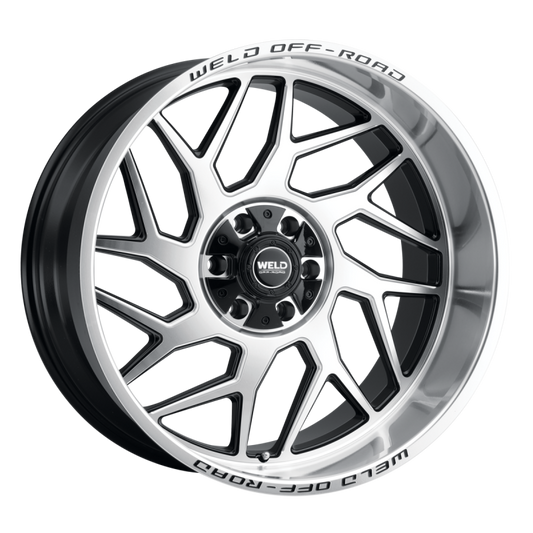 Weld Fulcrum 20x12 / 6x135 / 4.75 BS / 106.1 HB - Gloss Black Machined - Non-BL Wheel - Graveyard Performance