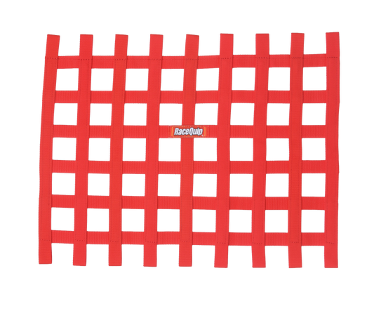 RaceQuip Red Ribbon Window Net