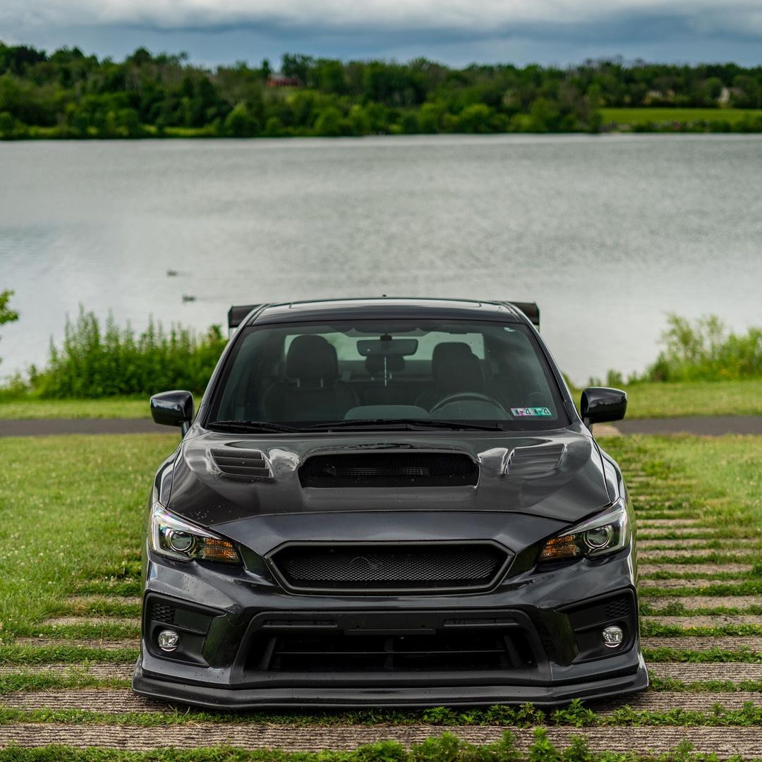JDMuscle [15-21 WRX/STI] Carbon Fiber Hood V2 w/ Heat Extract - Graveyard Performance