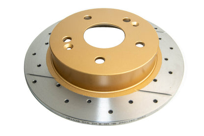 DBA 06-15 Acura CSX Rear Street Series Drilled & Slotted Rotor w/Gold Hat - Graveyard Performance