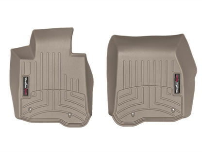 WeatherTech 14+ BMW 4-Series Front FloorLiner - Tan - Graveyard Performance