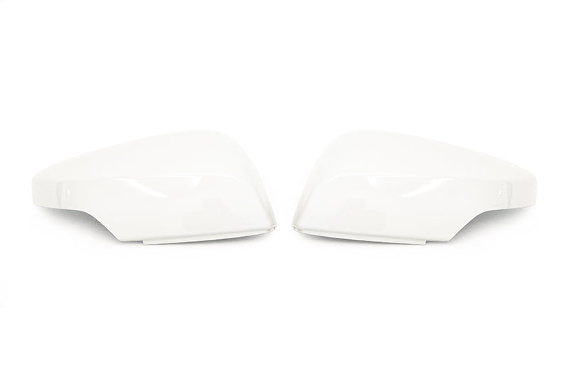 OLM OE Style Mirror Cover with Turn Signal Cutout - Crystal White - 2015-2021 Subaru WRX / STI / 2015-2017 Crosstrek - Graveyard Performance