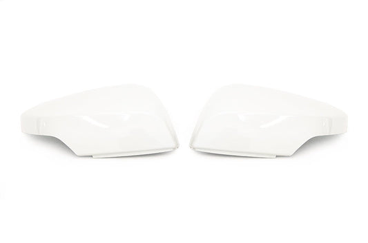 OLM OE Style Mirror Cover with Turn Signal Cutout - Crystal White - 2015-2021 Subaru WRX / STI / 2015-2017 Crosstrek - Graveyard Performance