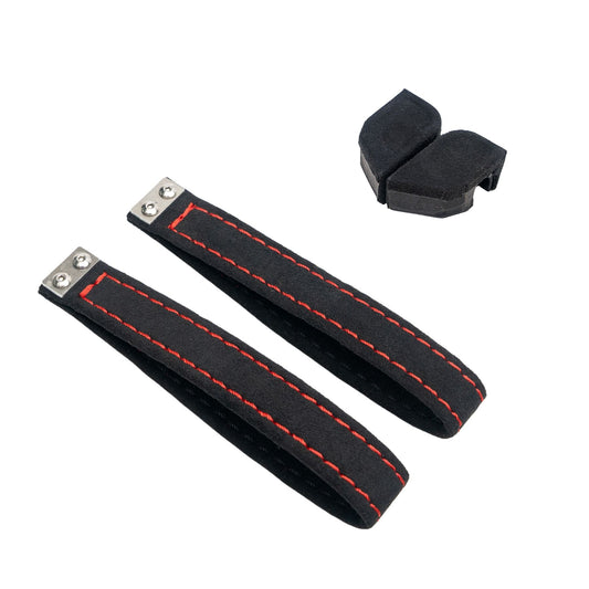 Billetworkz Alcantara Door Pull Strap Kit - Fits Subaru WRX/BRZ/GR86/Ascent (2022+), Crosstrek (2018+) & More - Graveyard Performance