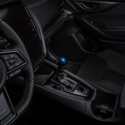Billetworkz Automatic Shifter - Blue Cosmic Space - Fits Subaru CVT: WRX (2022+), Crosstrek (2024), Forester (2025+), Impreza (2024), Legacy/Outback (2015+)