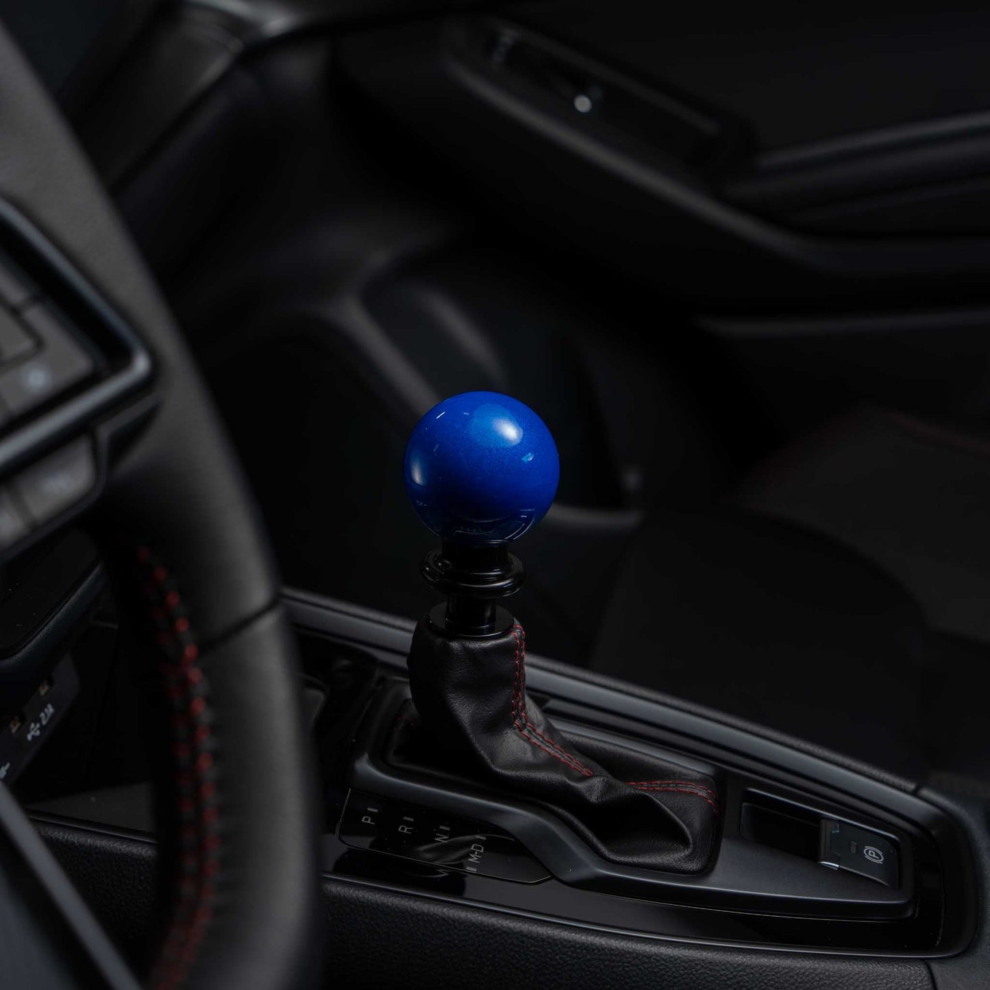 Billetworkz Automatic Shifter - Candy Blue - Fits Subaru CVT: WRX (2022+), Crosstrek (2024), Forester (2025+), Impreza (2024), Legacy/Outback (2015+)