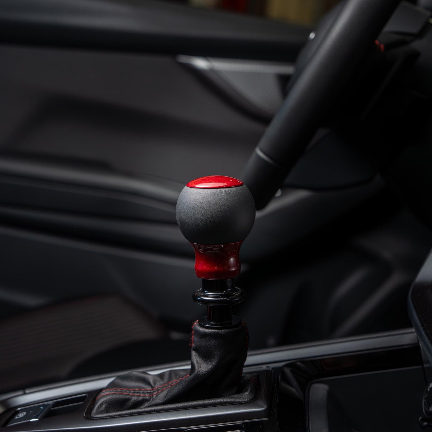 Billetworkz "Fusion" Shift Knob - Fits Subaru CVT: WRX (15–21), Crosstrek (13–23), Forester (14–18), Impreza (12–23), Legacy/Outback (10–14) - Graveyard Performance