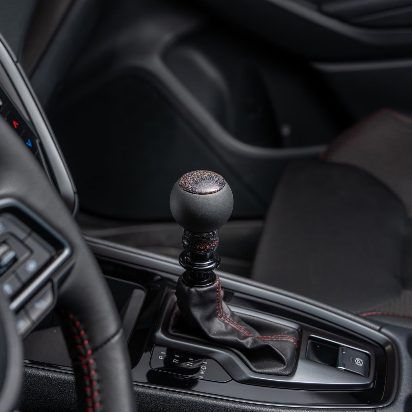 Billetworkz "Fusion" Shift Knob - Fits Subaru CVT: WRX (15–21), Crosstrek (13–23), Forester (14–18), Impreza (12–23), Legacy/Outback (10–14) - Graveyard Performance