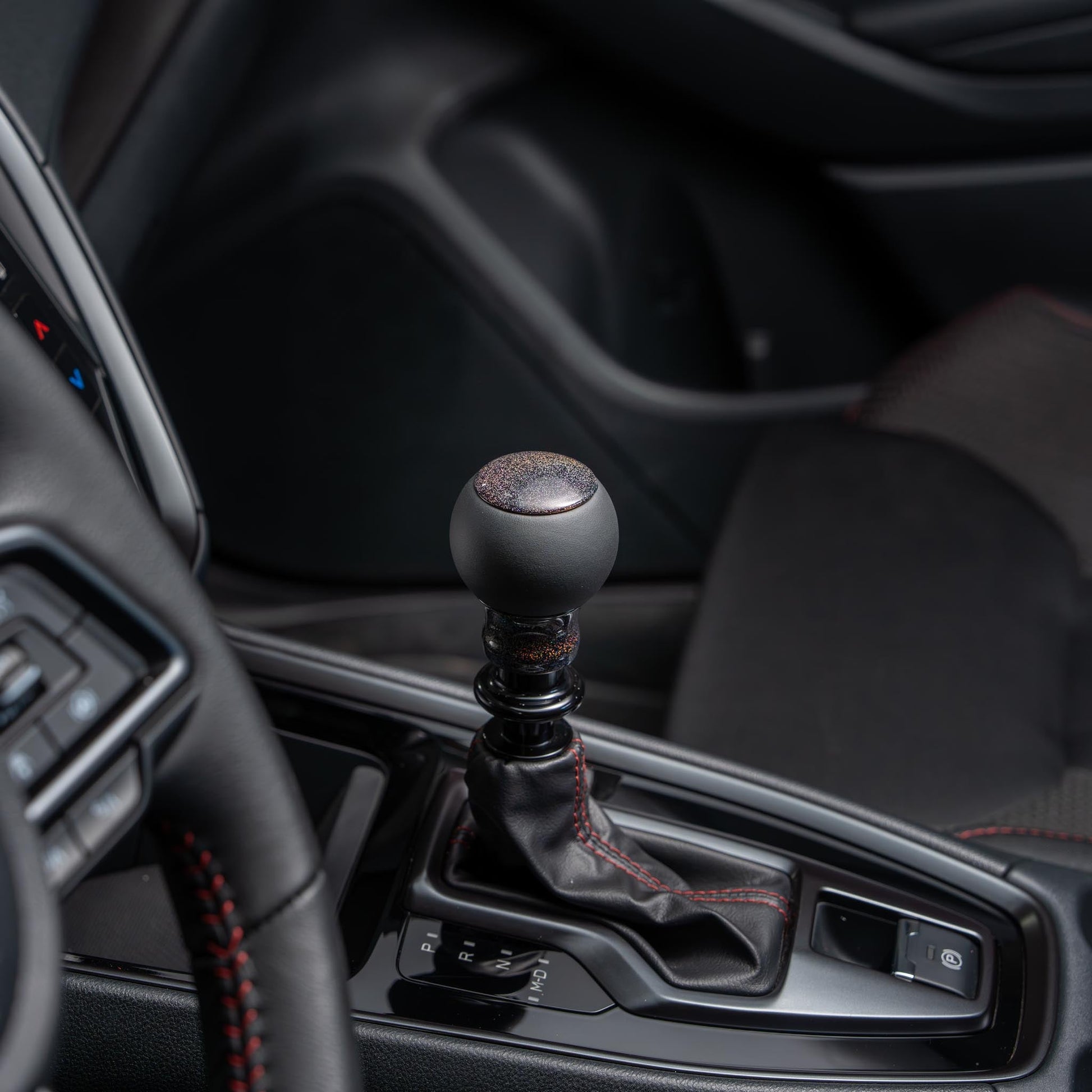 Billetworkz "Fusion" Shift Knob - Fits Subaru CVT: WRX (15–21), Crosstrek (13–23), Forester (14–18), Impreza (12–23), Legacy/Outback (10–14) - Graveyard Performance