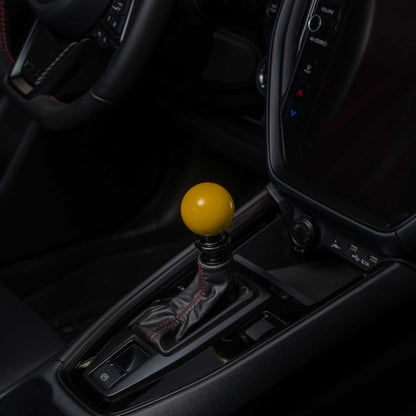Billetworkz Automatic Shifter - Gloss Yellow - Fits Subaru CVT: WRX (2022+), Crosstrek (2024), Forester (2025+), Impreza (2024), Legacy/Outback (2015+)
