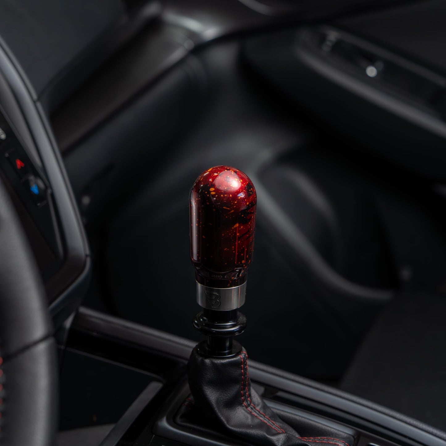Billetworkz "Hybrid" Shift Knob - Fits Subaru CVT: WRX (15–21), Crosstrek (13–23), Forester (14–18), Impreza (12–23), Legacy/Outback (10–14)