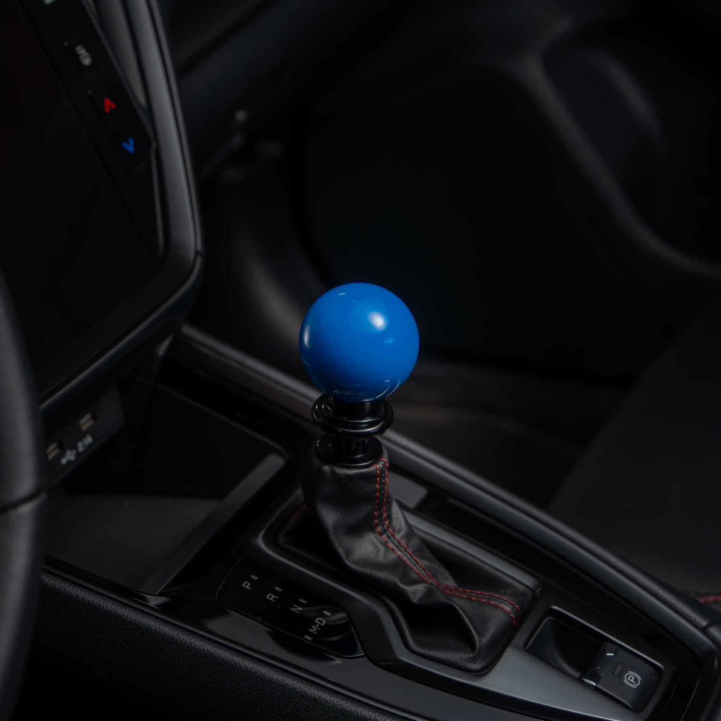 Billetworkz Automatic Shifter - Hyper Blue - Fits Subaru CVT: WRX (15–21), Crosstrek (13–23), Forester (14–18), Impreza (12–23), Legacy/Outback (10–14)