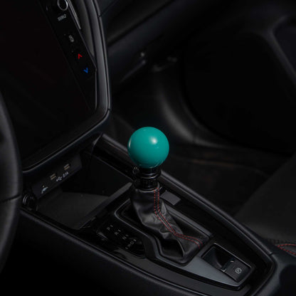 Billetworkz Automatic Shifter - Hyper Teal - Fits Subaru CVT: WRX (15–21), Crosstrek (13–23), Forester (14–18), Impreza (12–23), Legacy/Outback (10–14)