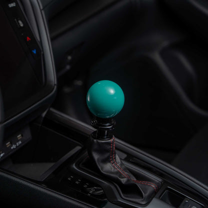 Billetworkz Automatic Shifter - Hyper Teal - Fits Subaru CVT: WRX (15–21), Crosstrek (13–23), Forester (14–18), Impreza (12–23), Legacy/Outback (10–14)