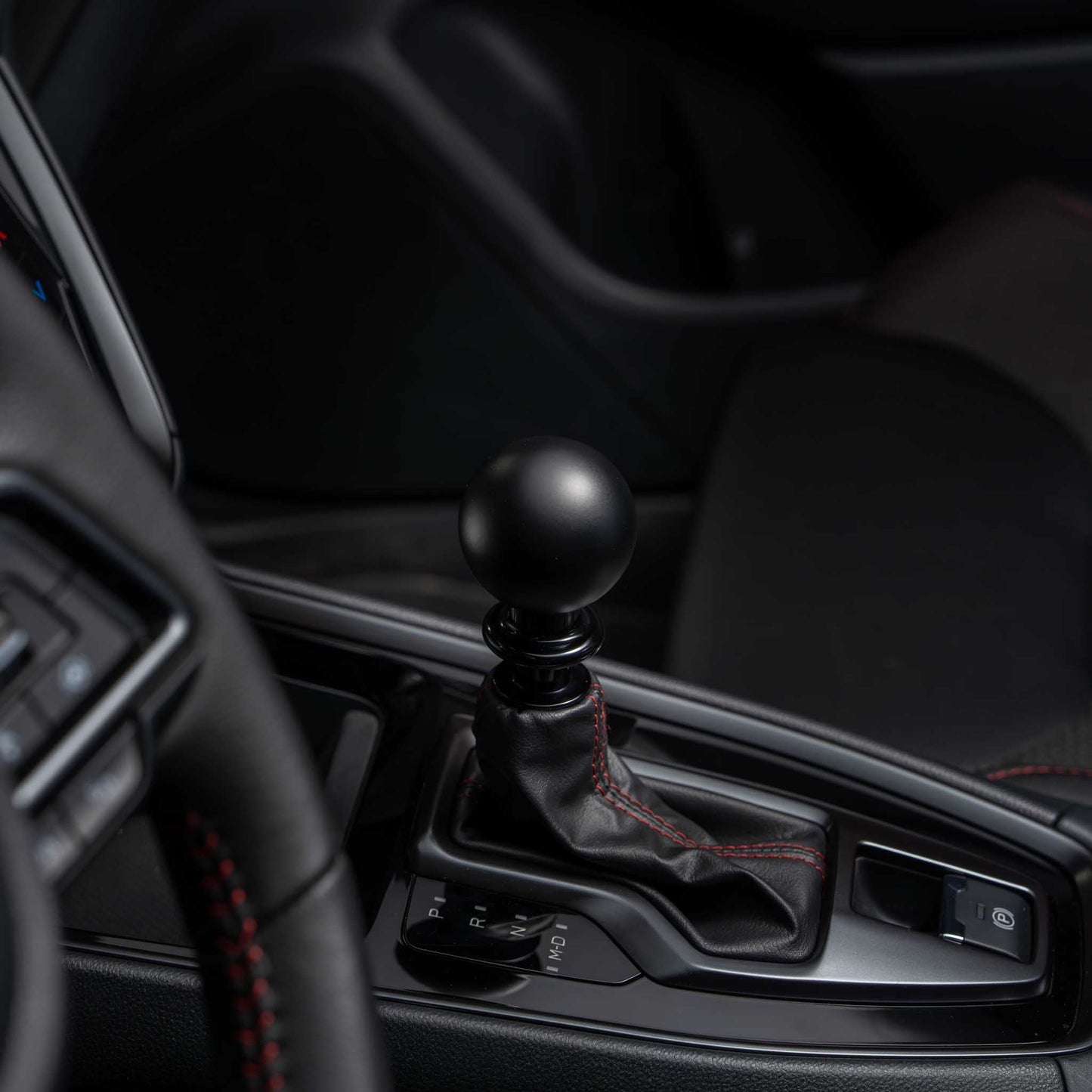 Billetworkz Automatic Shifter - Matte Black - Fits Subaru CVT: WRX (15–21), Crosstrek (13–23), Forester (14–18), Impreza (12–23), Legacy/Outback (10–14)