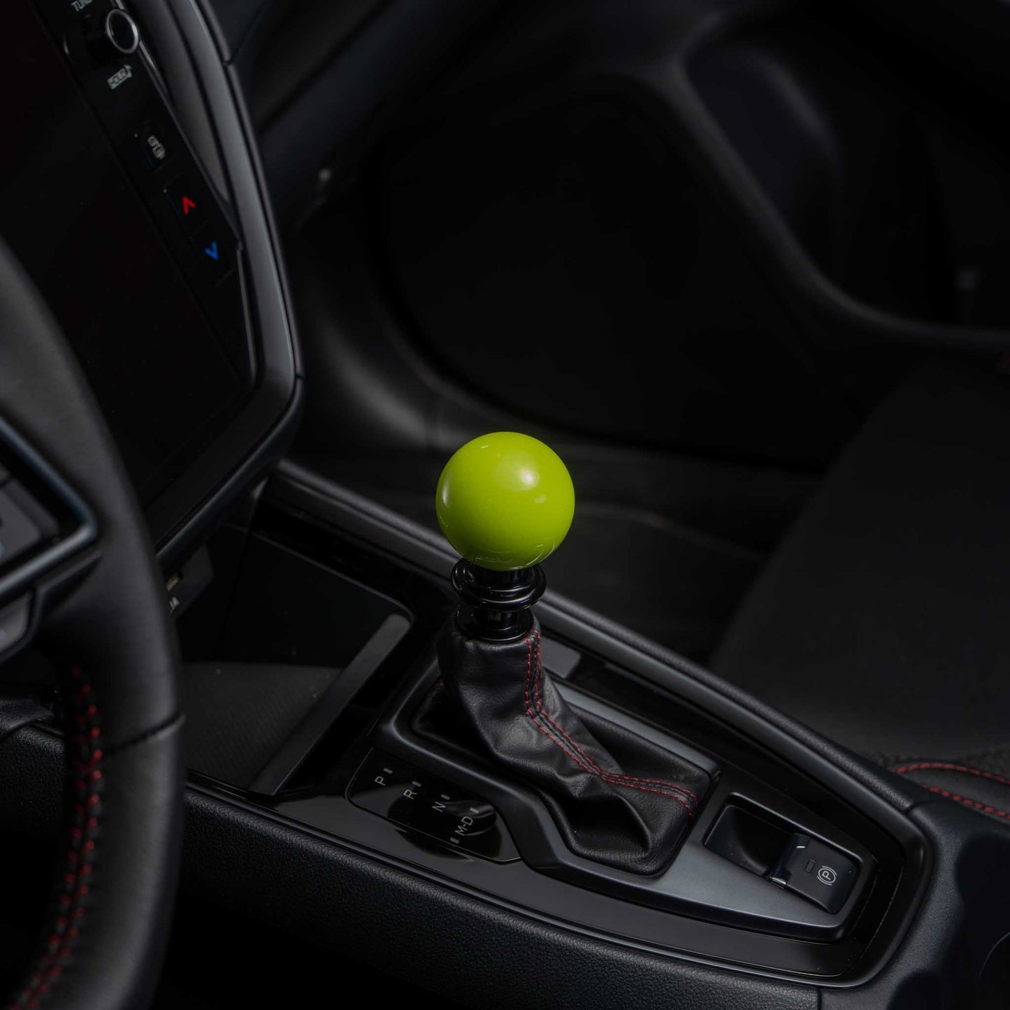 Billetworkz Automatic Shifter - Neon Yellow - Fits Subaru CVT: WRX (2022+), Crosstrek (2024), Forester (2025+), Impreza (2024), Legacy/Outback (2015+)