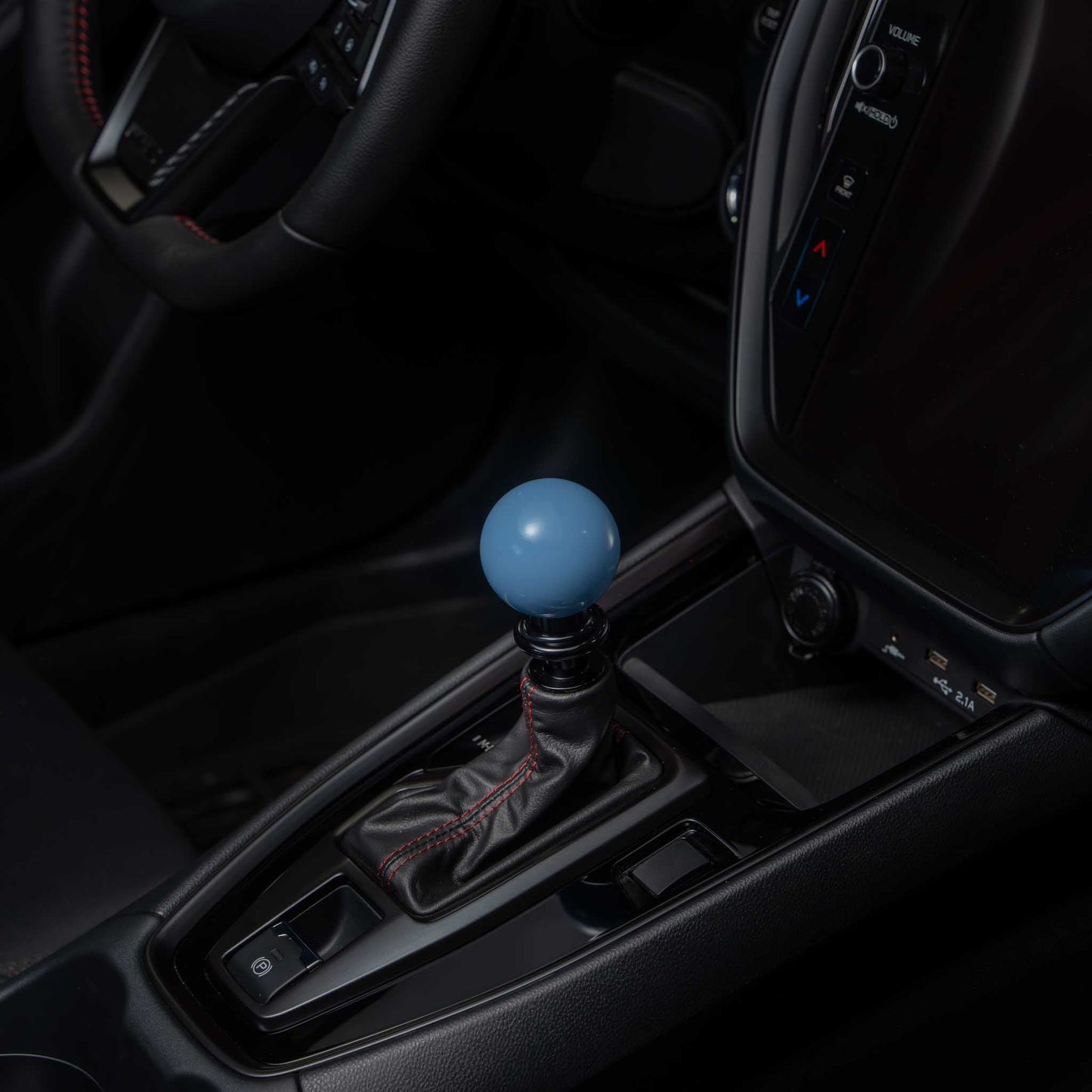 Billetworkz Automatic Shifter - Performance Blue - Fits Subaru CVT: WRX (15–21), Crosstrek (13–23), Forester (14–18), Impreza (12–23), Legacy/Outback (10–14)
