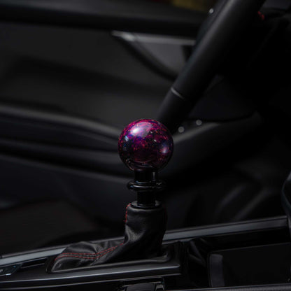 Billetworkz Automatic Shifter - Purple Cosmic Space - Fits Subaru CVT: WRX (15–21), Crosstrek (13–23), Forester (14–18), Impreza (12–23), Legacy/Outback (10–14)