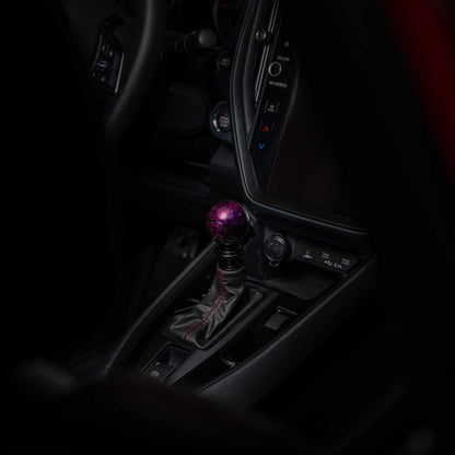 Billetworkz Automatic Shifter - Purple Cosmic Space - Fits Subaru CVT: WRX (15–21), Crosstrek (13–23), Forester (14–18), Impreza (12–23), Legacy/Outback (10–14)