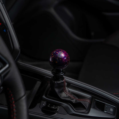 Billetworkz Automatic Shifter - Purple Cosmic Space - Fits Subaru CVT: WRX (15–21), Crosstrek (13–23), Forester (14–18), Impreza (12–23), Legacy/Outback (10–14)