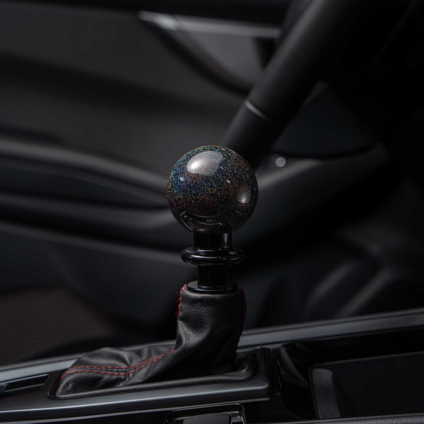Billetworkz Automatic Shifter - Rainbow Sparkle - Fits Subaru CVT: WRX (15–21), Crosstrek (13–23), Forester (14–18), Impreza (12–23), Legacy/Outback (10–14)