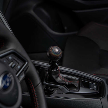 Billetworkz Automatic Shifter - Rainbow Sparkle - Fits Subaru CVT: WRX (15–21), Crosstrek (13–23), Forester (14–18), Impreza (12–23), Legacy/Outback (10–14)