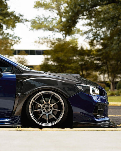 JDMuscle [15-21 WRX/STI] VS Style Carbon Fiber/FRP Fenders - Graveyard Performance